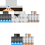 Minecraft skin texture, 64x64 pixels
