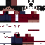 Minecraft skin texture, 64x64 pixels
