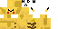 Minecraft skin texture, 64x32 legacy pixels