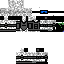Minecraft skin texture, 64x64 pixels