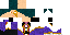 Minecraft skin texture, 64x32 legacy pixels