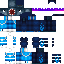 Minecraft skin texture, 64x64 pixels