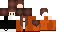 Minecraft skin texture, 64x32 legacy pixels