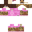 Minecraft skin texture, 64x64 pixels