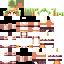 Minecraft skin texture, 64x64 pixels
