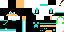 Minecraft skin texture, 64x32 legacy pixels