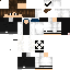 Minecraft skin texture, 64x64 pixels