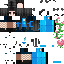 Minecraft skin texture, 64x64 pixels