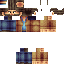 Minecraft skin texture, 64x64 pixels