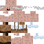 Minecraft skin texture, 64x64 pixels