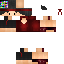 Minecraft skin texture, 64x64 pixels