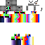 Minecraft skin texture, 64x64 pixels
