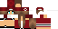 Minecraft skin texture, 64x32 legacy pixels