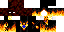 Minecraft skin texture, 64x32 legacy pixels