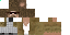 Minecraft skin texture, 64x32 legacy pixels