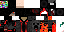 Minecraft skin texture, 64x32 legacy pixels