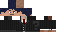 Minecraft skin texture, 64x32 legacy pixels
