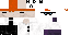 Minecraft skin texture, 64x32 legacy pixels