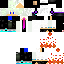 Minecraft skin texture, 64x64 pixels
