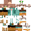Minecraft skin texture, 64x64 pixels