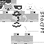 Minecraft skin texture, 64x64 pixels