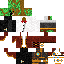 Minecraft skin texture, 64x64 pixels