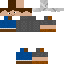 Minecraft skin texture, 64x64 pixels