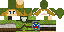 Minecraft skin texture, 64x32 legacy pixels