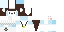 Minecraft skin texture, 64x32 legacy pixels