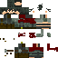Minecraft skin texture, 64x64 pixels