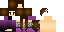 Minecraft skin texture, 64x32 legacy pixels