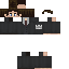 Minecraft skin texture, 64x64 pixels