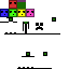 Minecraft skin texture, 64x64 pixels
