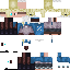 Minecraft skin texture, 64x64 pixels