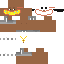 Minecraft skin texture, 64x64 pixels