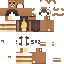 Minecraft skin texture, 64x64 pixels