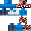 Minecraft skin texture, 64x64 pixels
