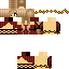 Minecraft skin texture, 64x64 pixels
