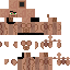Minecraft skin texture, 64x64 pixels