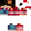 Minecraft skin texture, 64x64 pixels