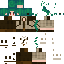 Minecraft skin texture, 64x64 pixels