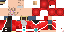Minecraft skin texture, 64x32 legacy pixels
