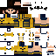 Minecraft skin texture, 64x64 pixels