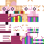 Minecraft skin texture, 64x64 pixels