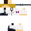 Minecraft skin texture, 64x64 pixels