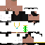 Minecraft skin texture, 64x64 pixels