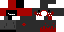 Minecraft skin texture, 64x32 legacy pixels