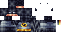 Minecraft skin texture, 64x32 legacy pixels
