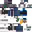 Minecraft skin texture, 64x64 pixels
