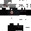 Black Minecraft skin texture, 64x64 pixels